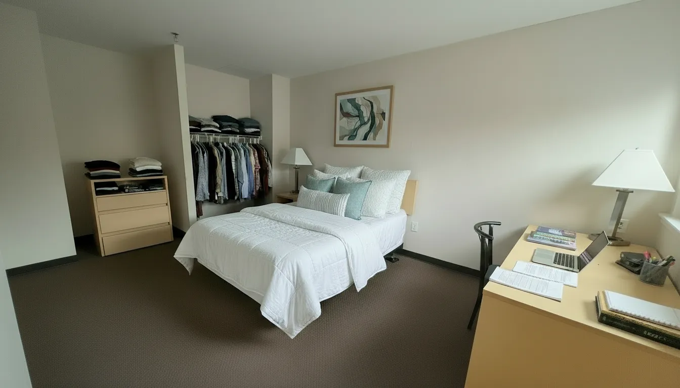 room fully decorated and suitable for people with disabilities